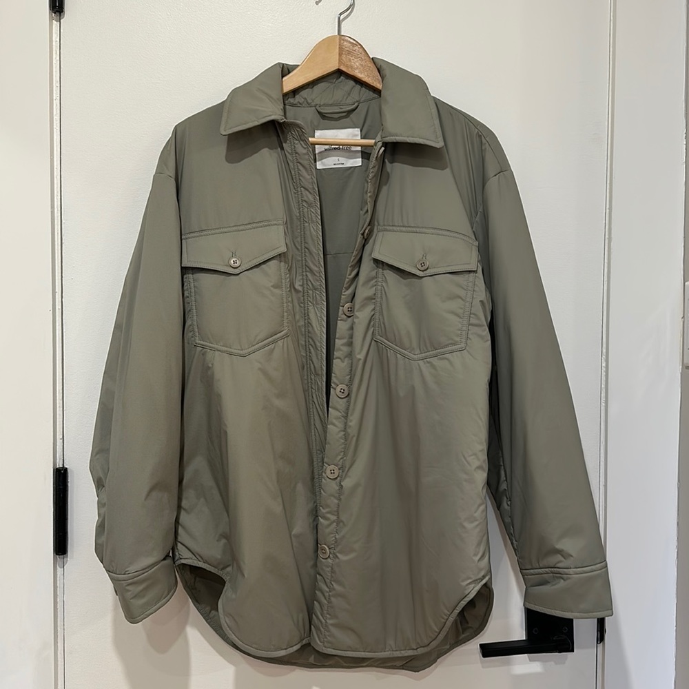 ARITZIA - wilfred free - S - lightweight kaki coat